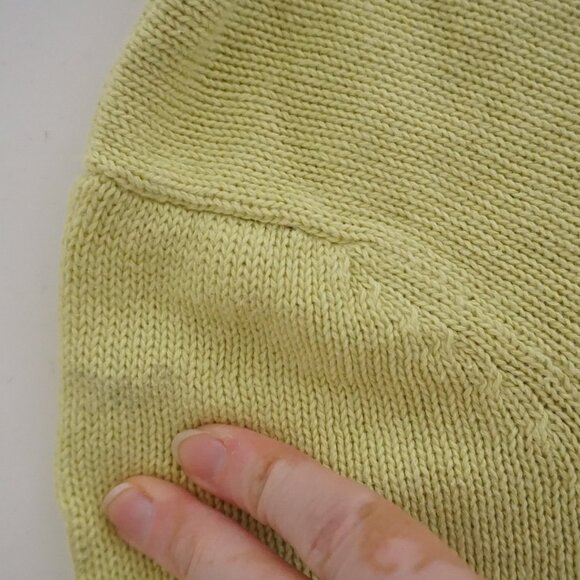 Vintage Susan Bristol Green Penguin Snowflake Christmas Sweater Holiday XL - Picture 9 of 10